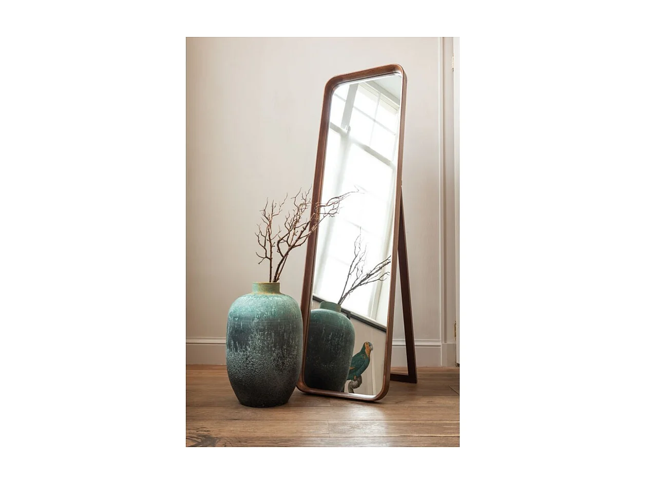 Vase vintage en céramique bleu 33.5x33.5x50.5 cm