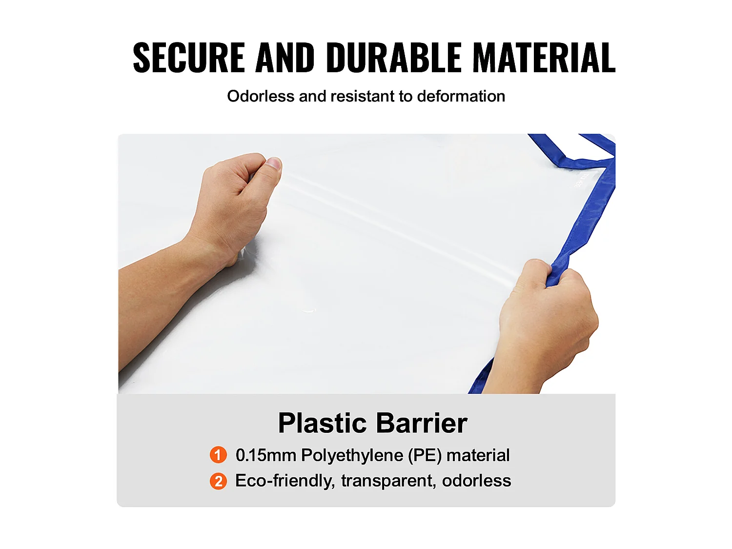 Stofwerende Deurkit SucceBuy, met Magnetische Ritssluiting met Automatische Sluiting, 259 x 152 cm, PE