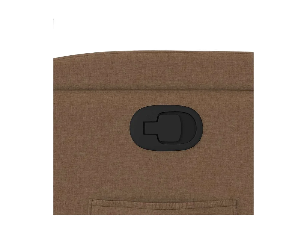 Poltrona | Cadeira Relax | Cadeira reclinável tecido castanho SHL836991