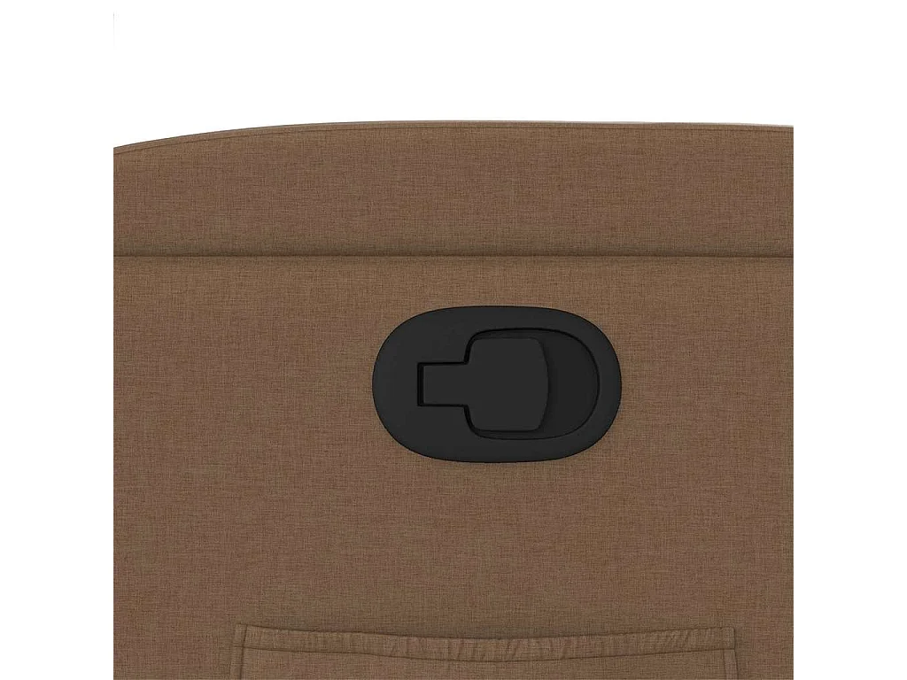 Relaxsessel | Lounge Sessel für Wohnzimmer Braun Stoff SHL27347