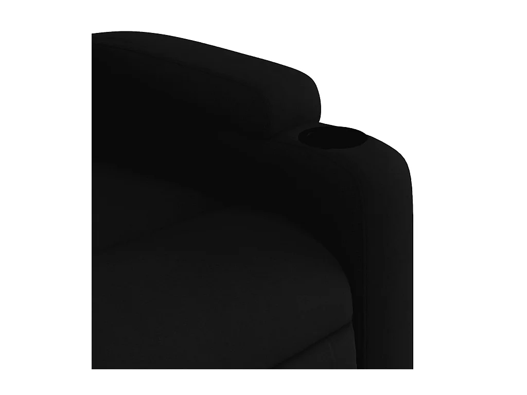 Sillón de relax | Silla | Sillón reclinable de tela negro SHL8015