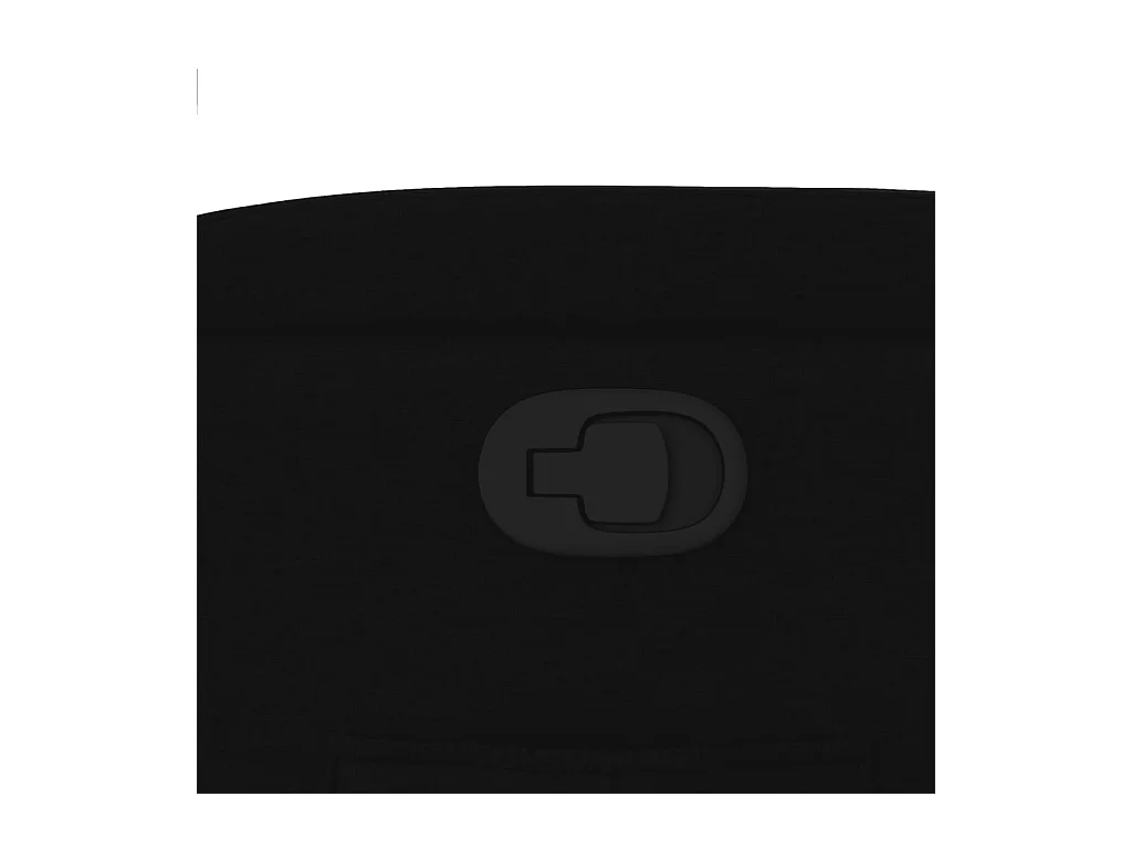 Sillón de relax | Silla | Sillón reclinable de tela negro SHL8015