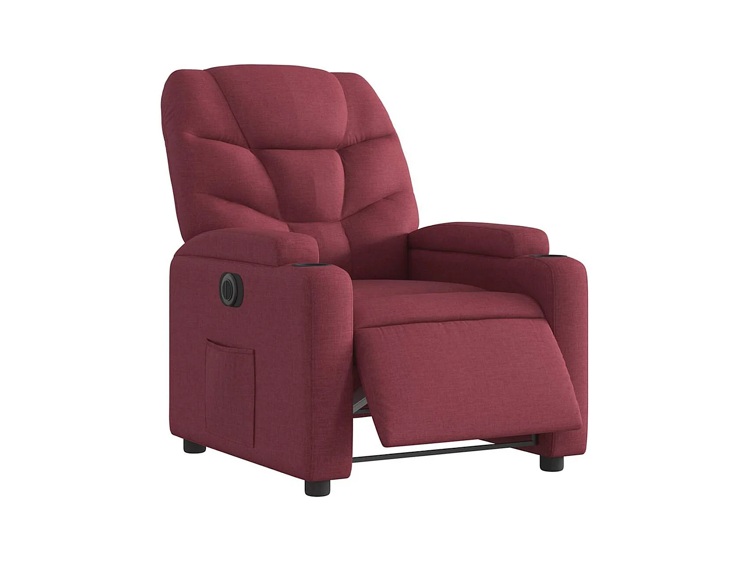 Sillón de relax | Silla | Sillón reclinable eléctrico tela rojo tinto SHL4750