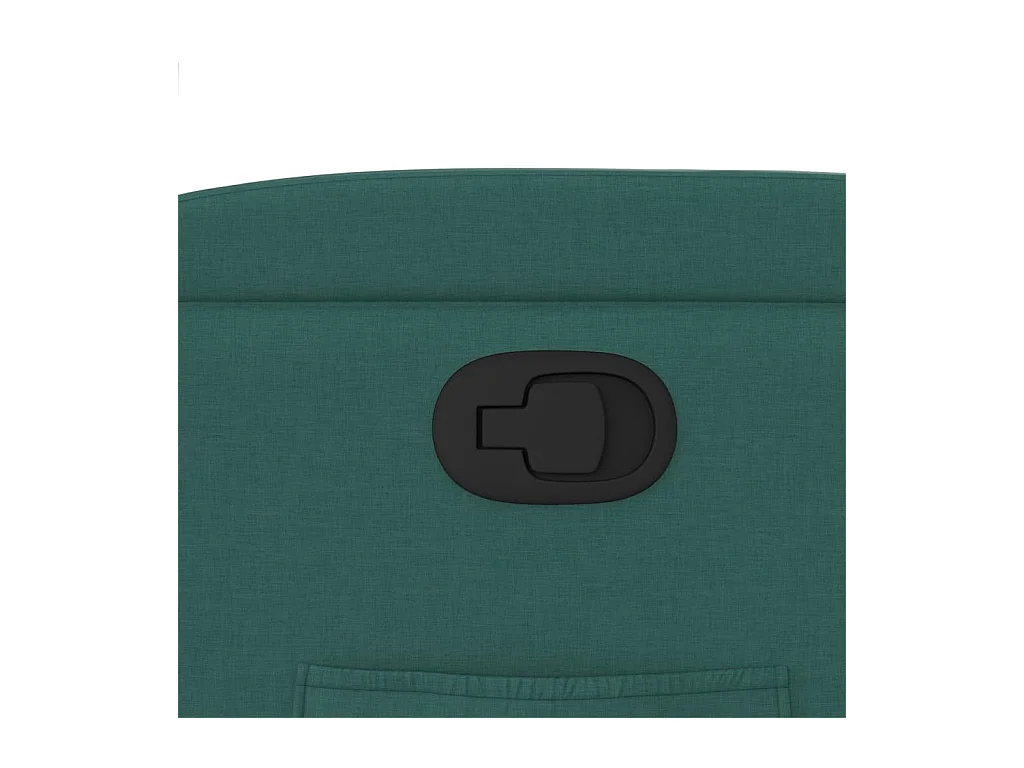 Sillón de relax | Silla | Sillón reclinable de tela verde oscuro SHL6485