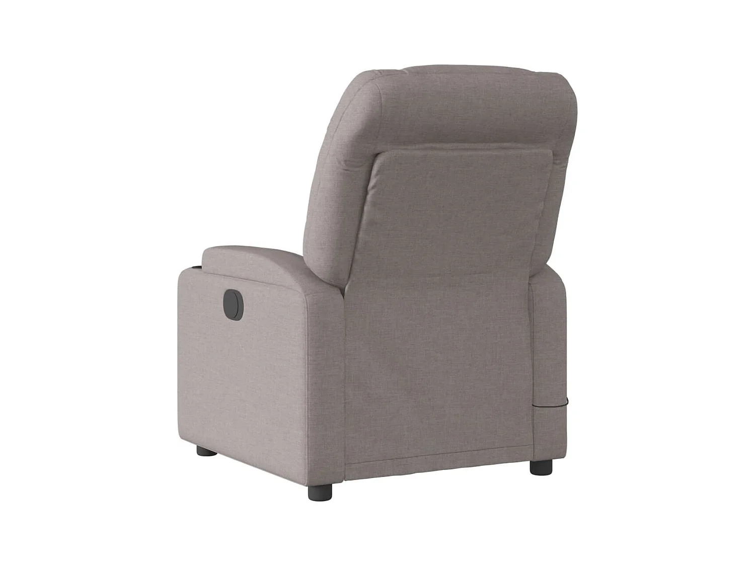 Sillón de relax | Sillón reclinable de masaje eléctrico tela gris taupe SHL6569