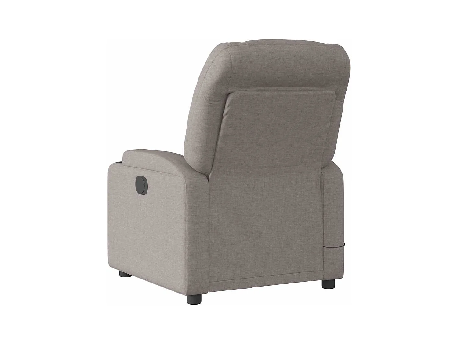 Sillón de relax | Sillón reclinable de masaje eléctrico tela gris taupe SHL6569