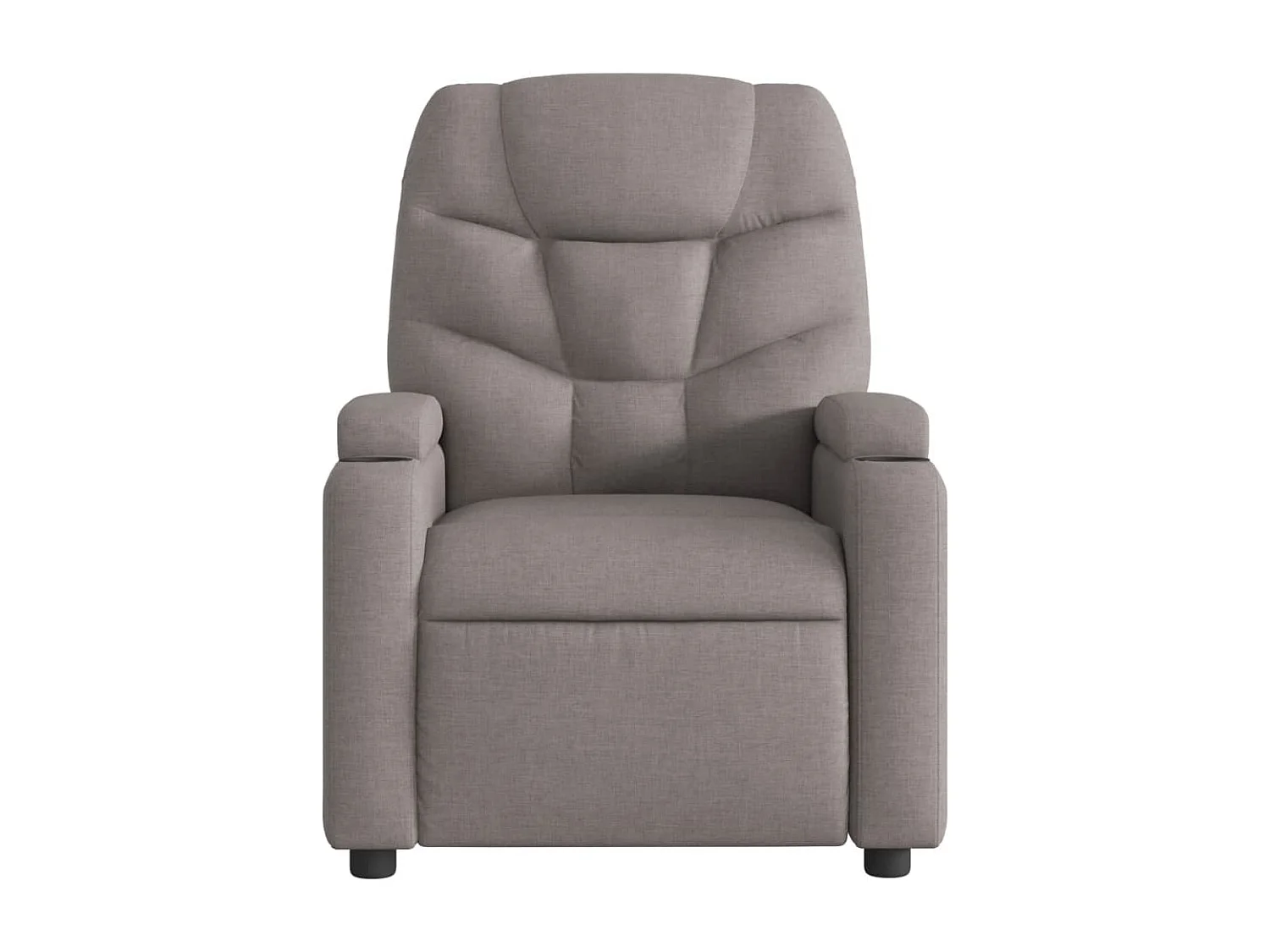 Sillón de relax | Sillón reclinable de masaje eléctrico tela gris taupe SHL6569