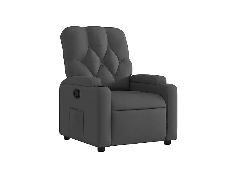 Sillón de relax | Silla | Sillón reclinable de tela gris oscuro SHL2108