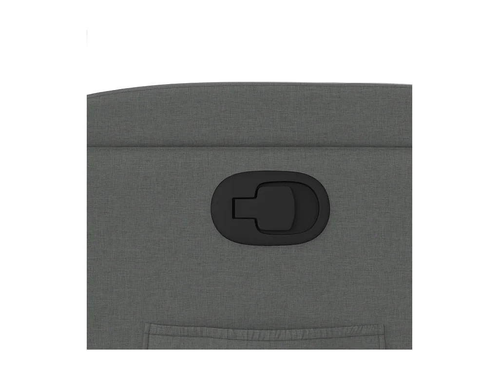 Poltrona Confortável | Poltrona reclinável em tecido cinza escuro SHL685727