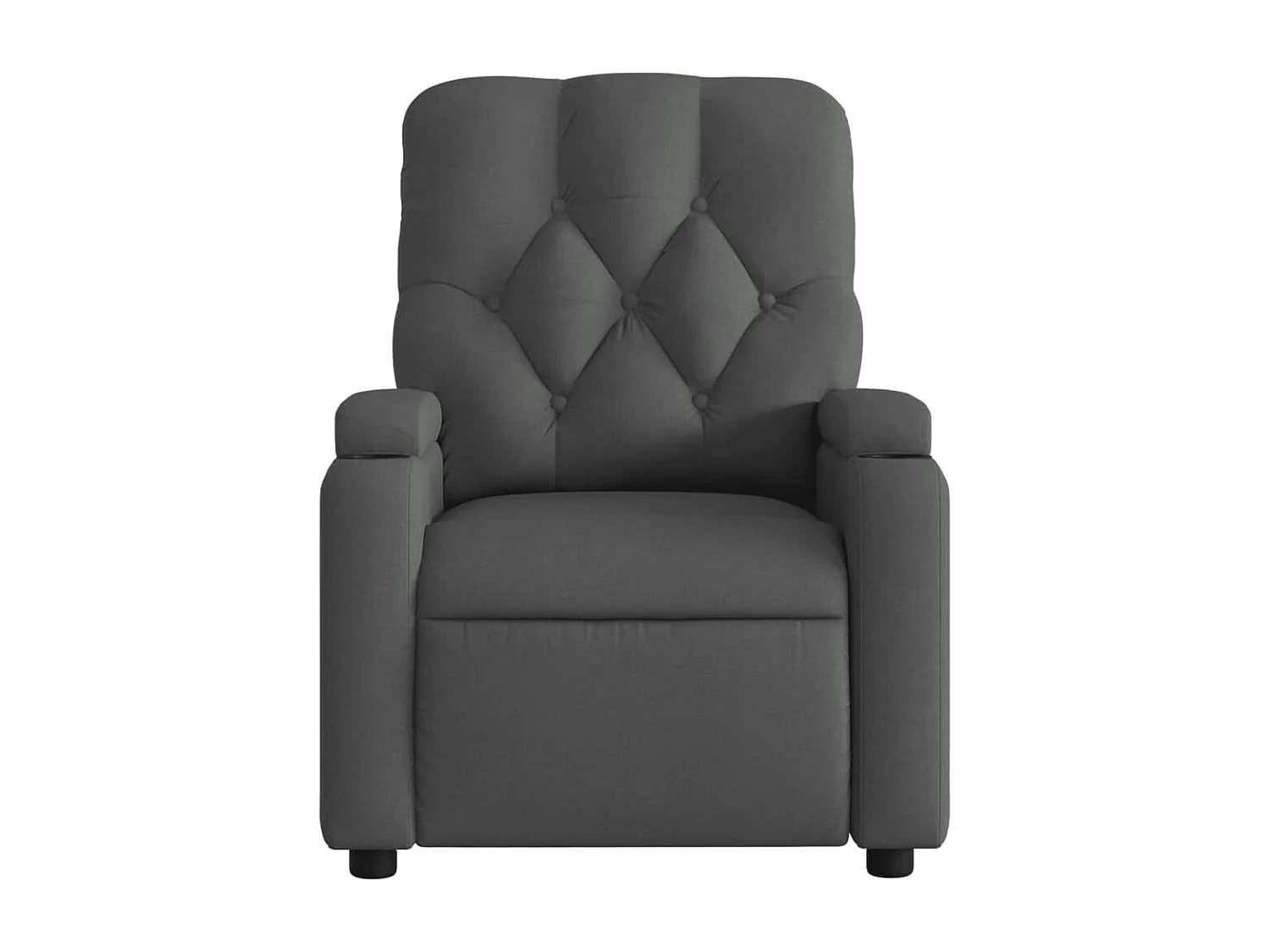 Sillón de relax | Silla | Sillón reclinable de tela gris oscuro SHL2108