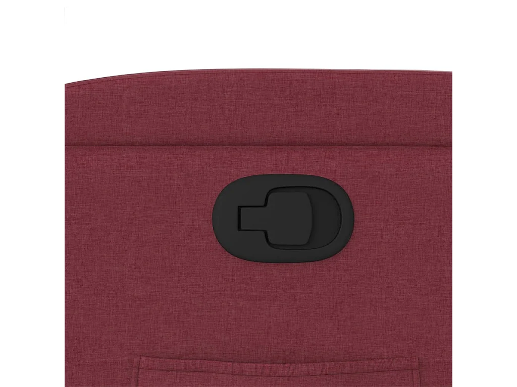 Poltrona Reclinável | Poltrona Confortável Relax tecido vermelho tinto SHL201083