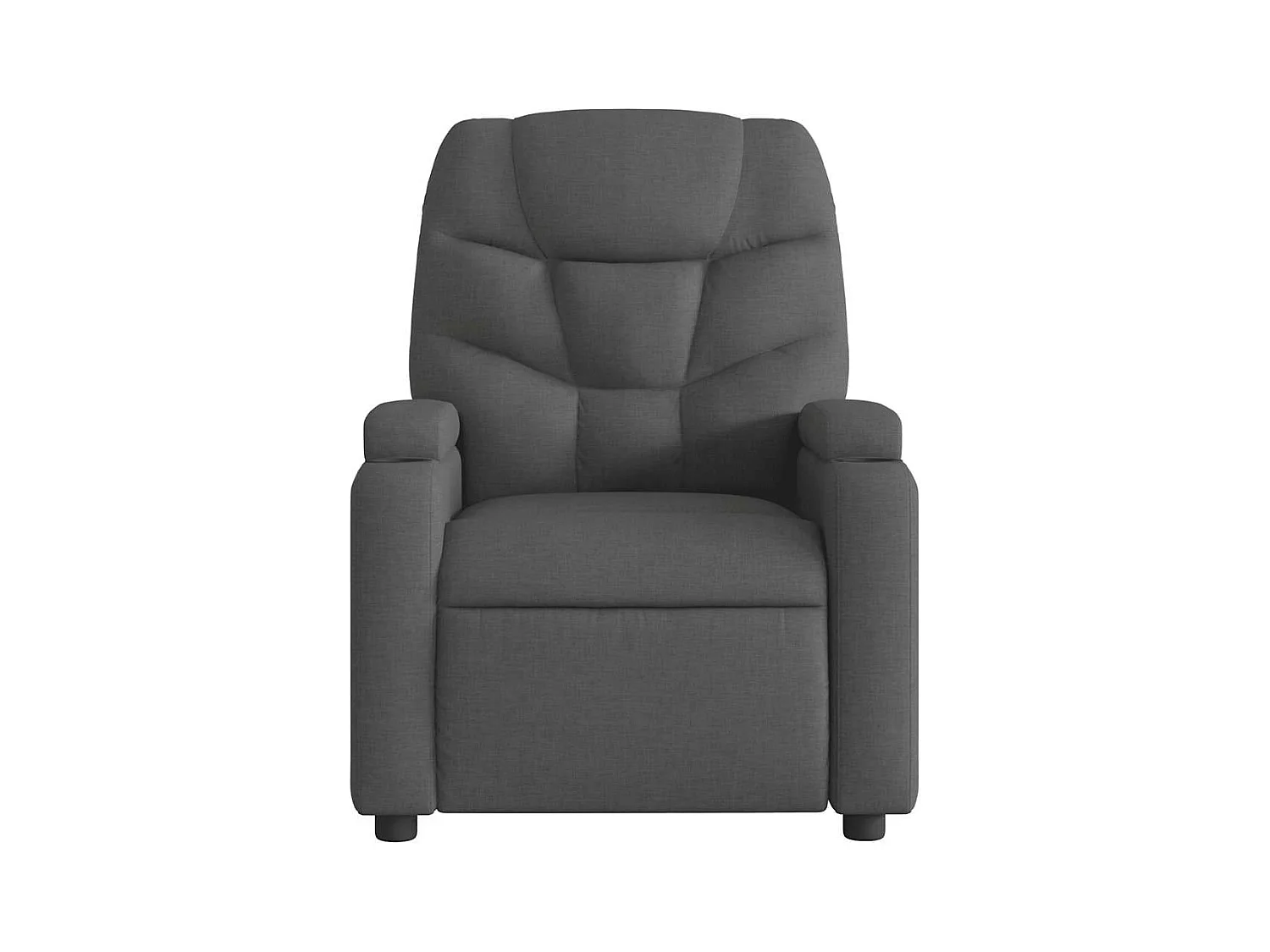 Sillón de salón | Silla | Sillón de masaje reclinable de tela gris oscuro SHL2904