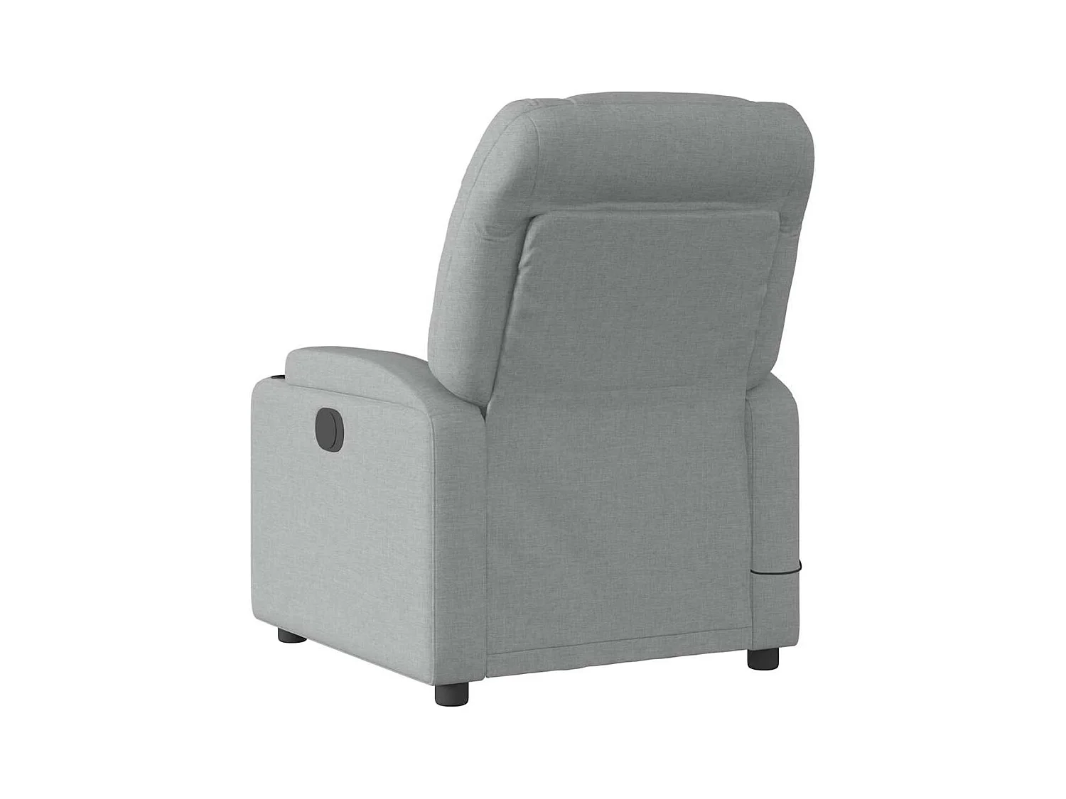Sillón de relax | Sillón reclinable de masaje eléctrico tela gris claro SHL9770