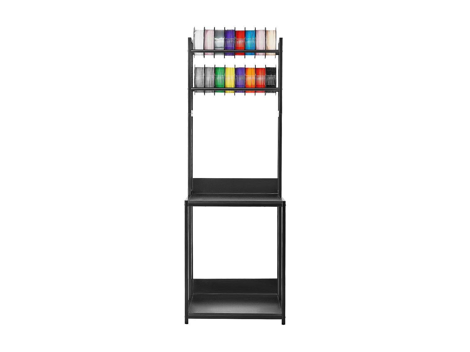 Support de Rangement SucceBuy de Filaments Mobile 4 Niveaux, Étagère de Stockage de Filaments et Imprimante 3D, pour Studio d'Impression 3D