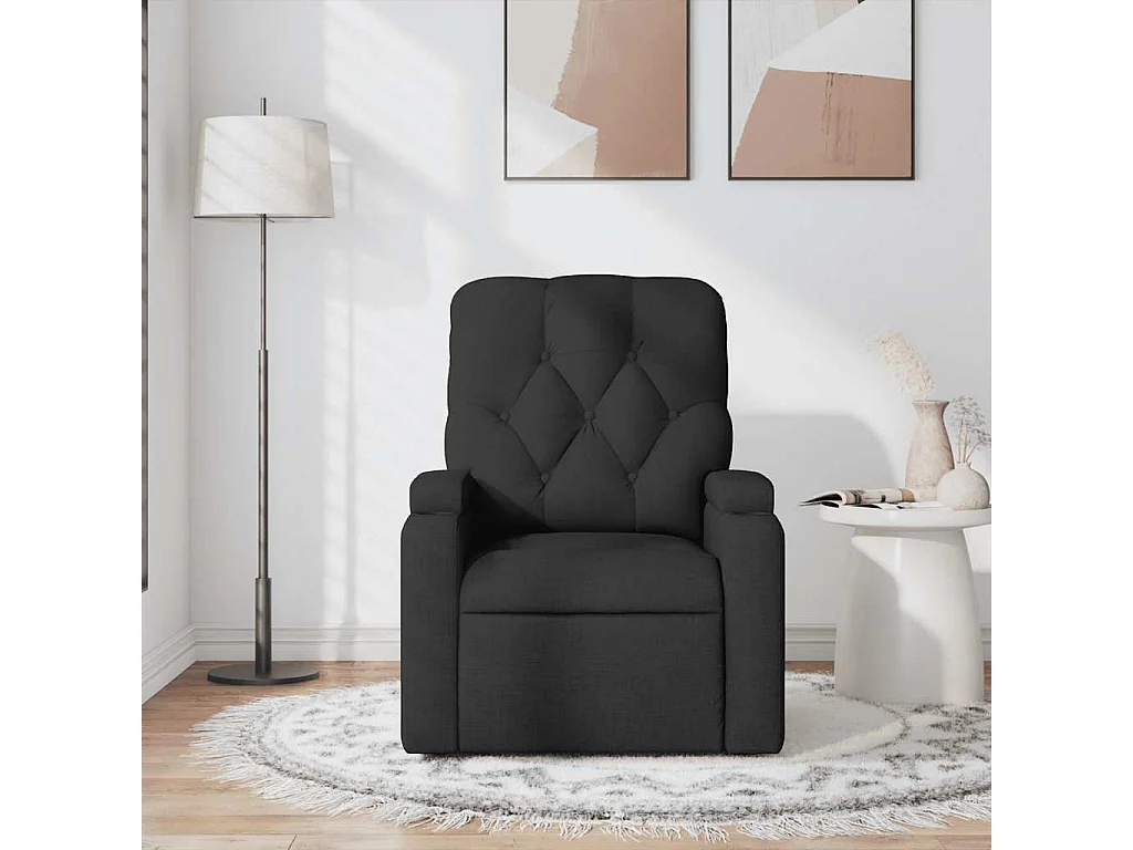 Relaxsessel | Massagesessel Schwarz Stoff SHL67159