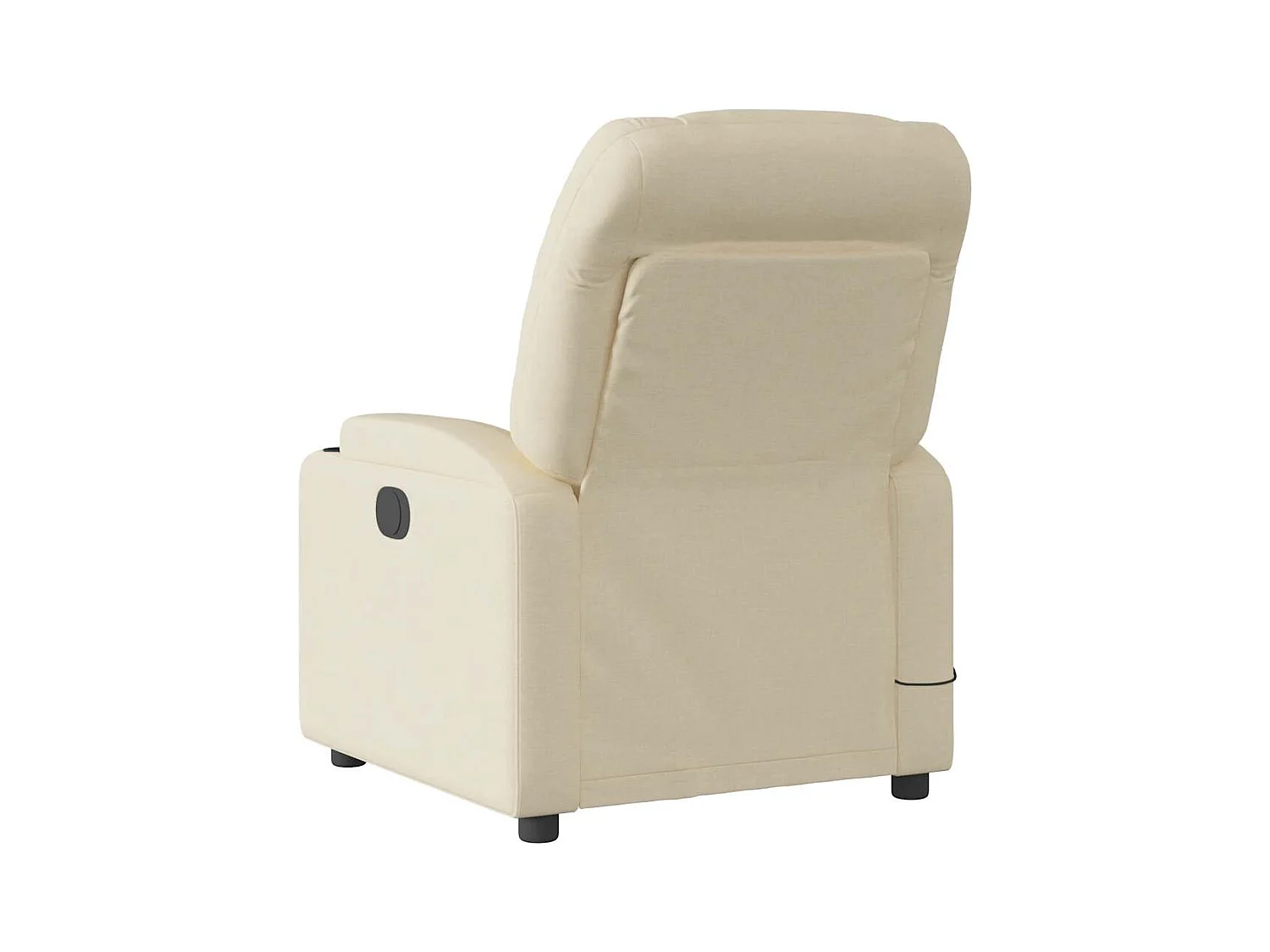 Sillón de relax | Sillón reclinable de masaje eléctrico tela color crema SHL9023