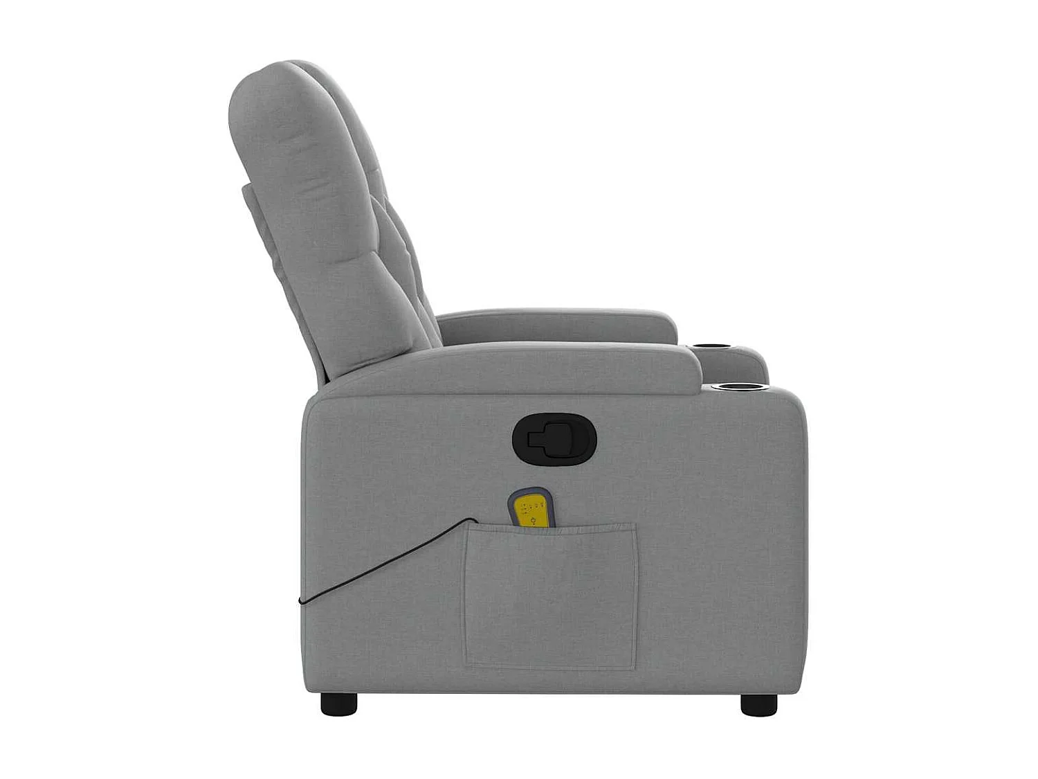 Relaxsessel | Massagesessel Hellgrau Stoff SHL56857