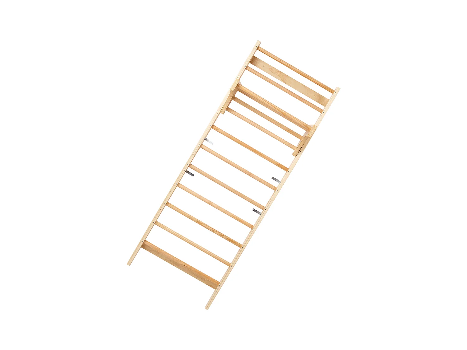 Espaldera de Madera Maciza SucceBuy, Escalera de Pared de 10 Niveles, Capacidad de Carga 99,8 kg, Equipo de Gimnasia con Barra de Dominadas, Ideal para Escalada