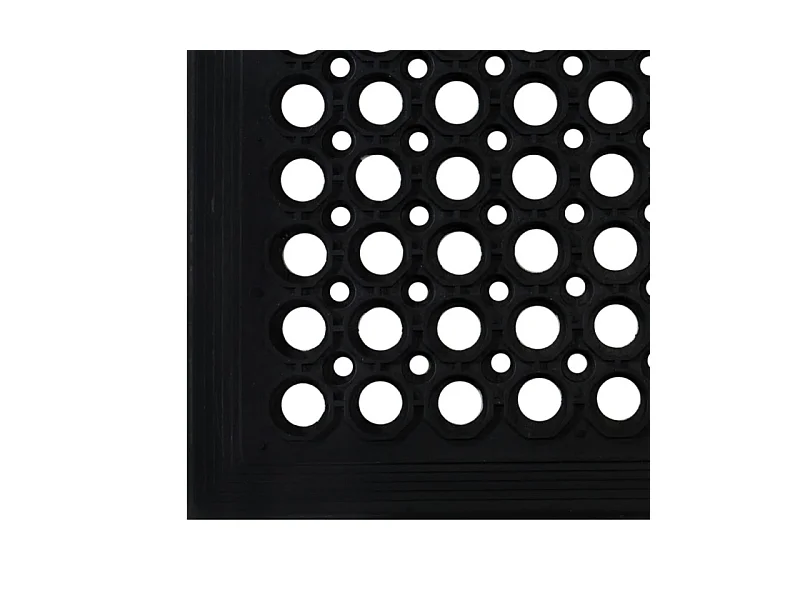 Paillasson rectangulaire 60x90 cm caoutchouc