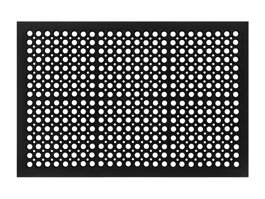 Paillasson rectangulaire 60x90 cm caoutchouc