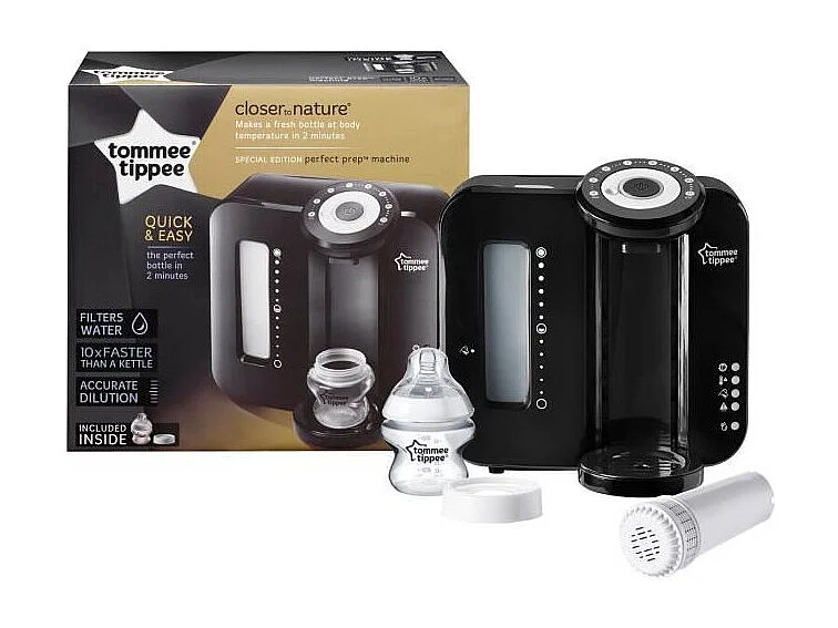 TOMMEE TIPPEE Perfect Prep - preparateur de biberon - nouvelle fonction hot shot - noir