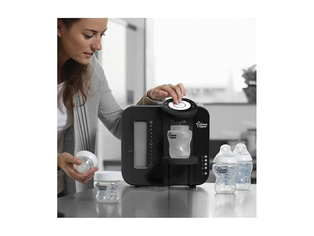TOMMEE TIPPEE Perfect Prep - preparateur de biberon - nouvelle fonction hot shot - noir