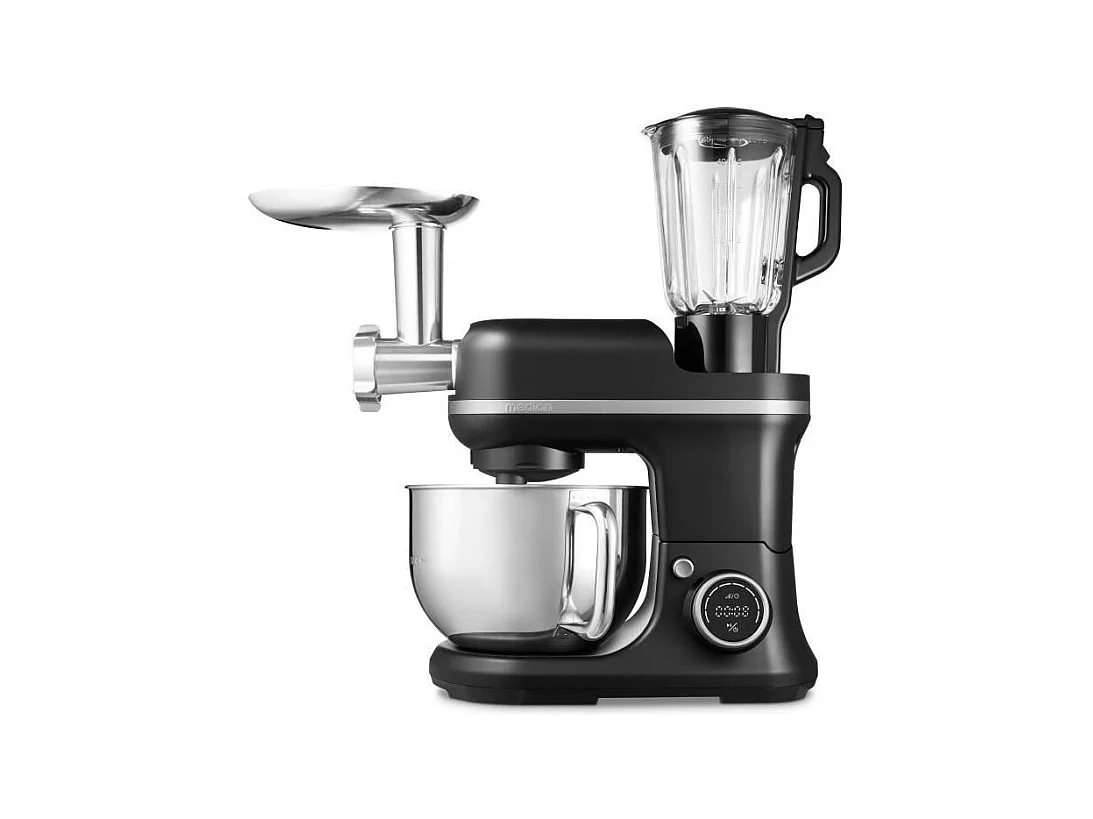 Robot pâtissier 3-en-1- MEDION - MD18430 - 1200 W - 5 L - 8 vitesses - Fonction hachoir - Noir