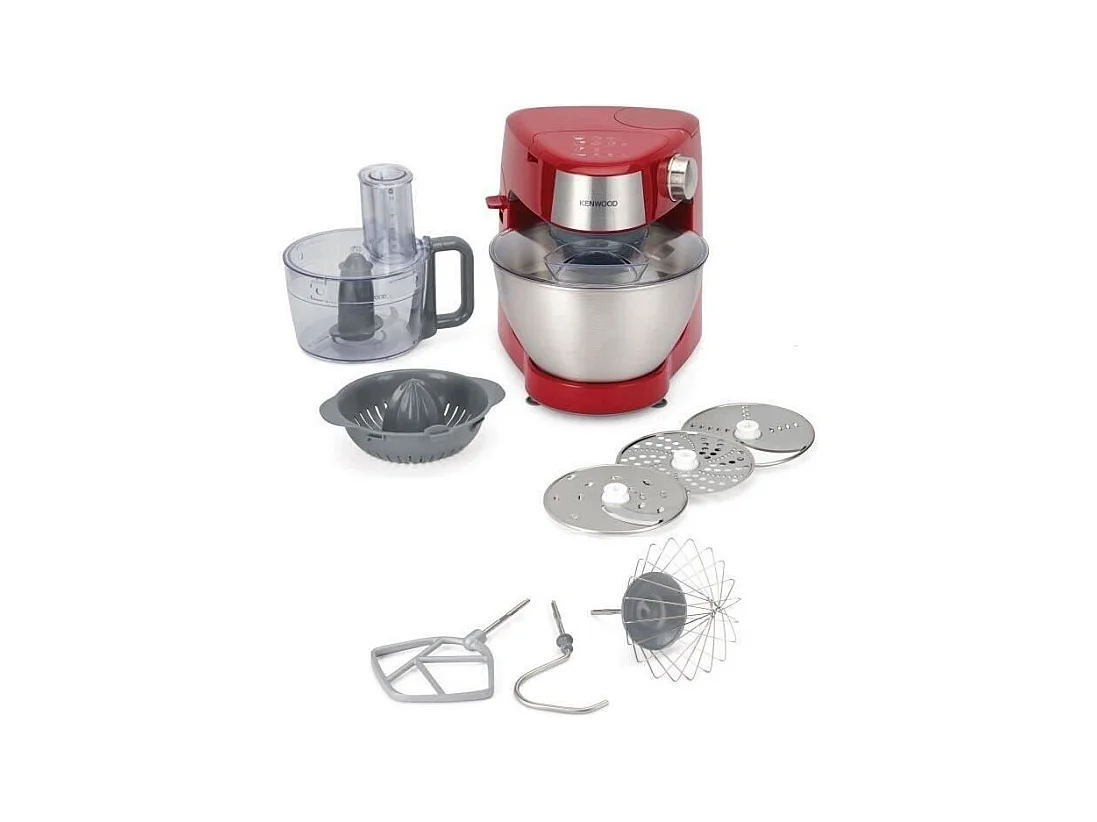 Robot pâtissier multifonction compact - KENWOOD - KHC290A.E0RD - 1000 W - Bol de 4,3 L - Rouge