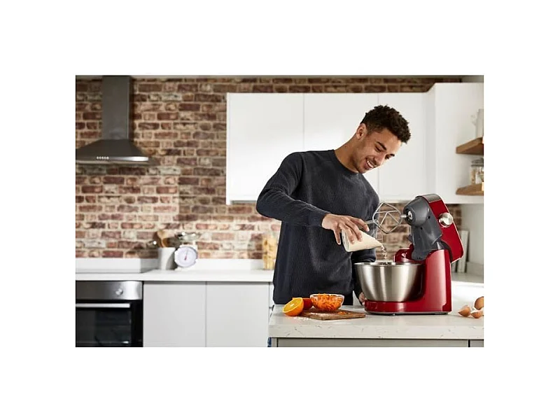 Robot pâtissier multifonction compact - KENWOOD - KHC290A.E0RD - 1000 W - Bol de 4,3 L - Rouge