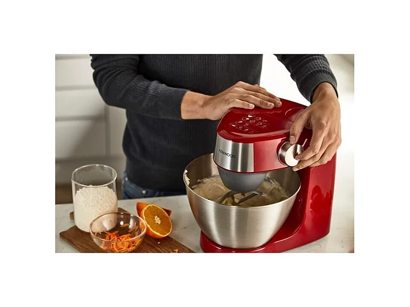 Robot pâtissier multifonction compact - KENWOOD - KHC290A.E0RD - 1000 W - Bol de 4,3 L - Rouge