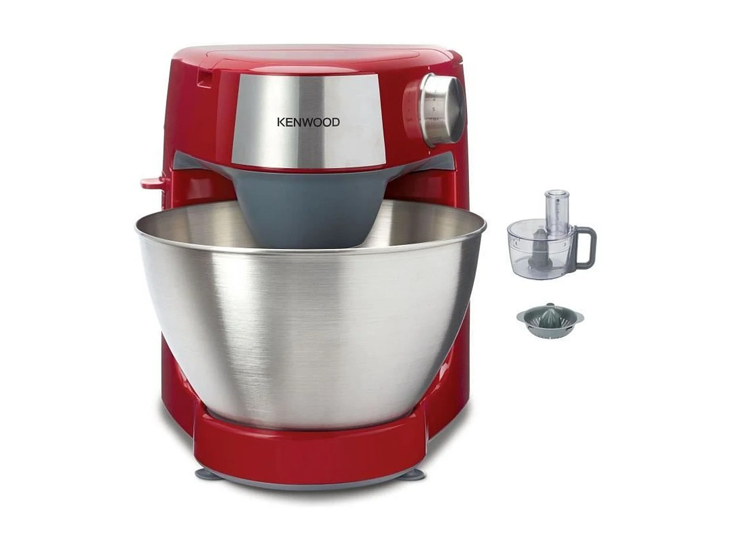 Robot pâtissier multifonction compact - KENWOOD - KHC290A.E0RD - 1000 W - Bol de 4,3 L - Rouge