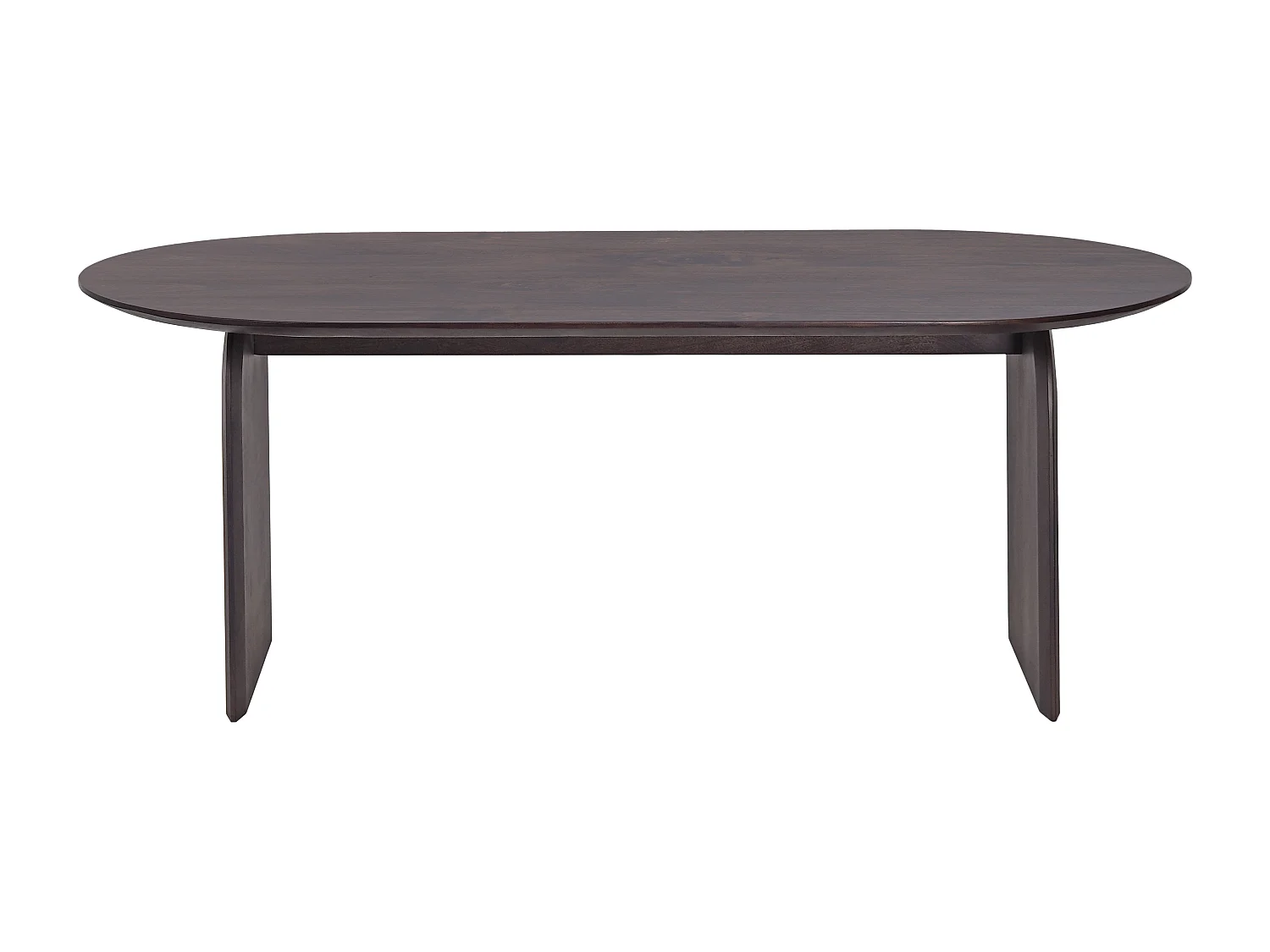 Table à manger 8 personnes en bois d'acacia - Naturel foncé - BRASLI de Maison Céphy