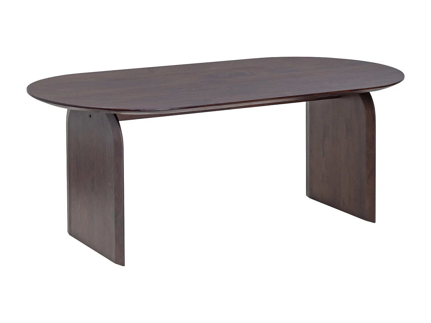 Table à manger 8 personnes en bois d'acacia - Naturel foncé - BRASLI de Maison Céphy