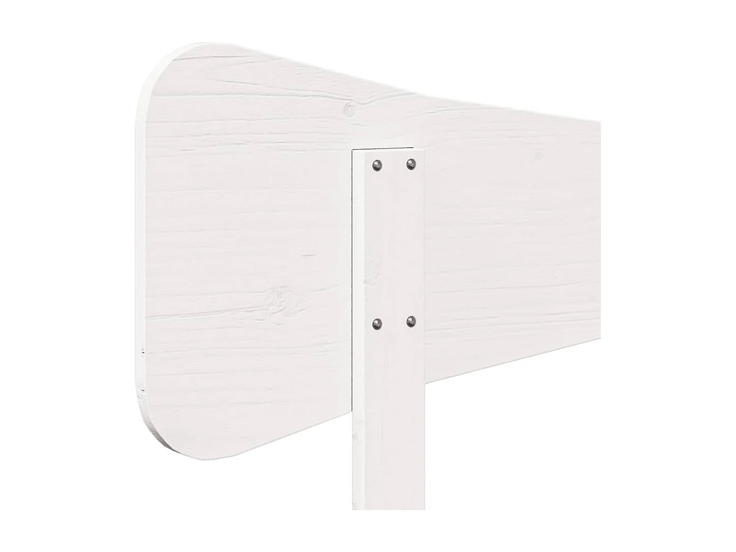 Tête de Lit | Panneau de tête pour lit Moderne blanc 75 cm bois massif de pin