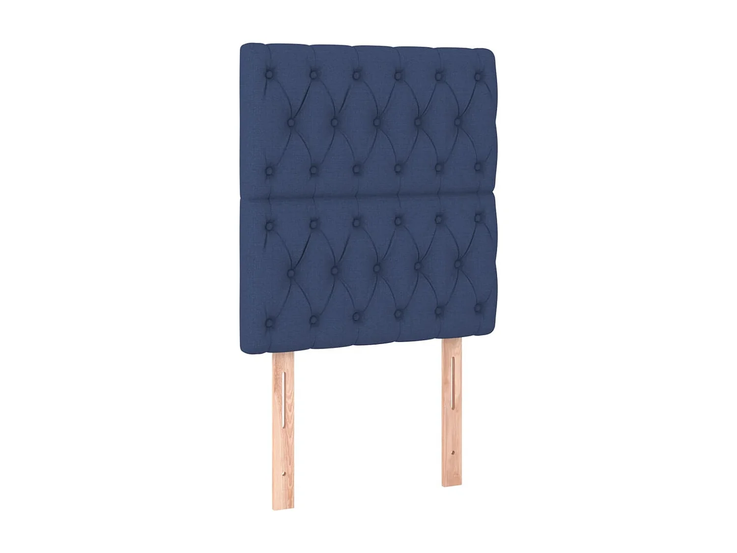 Tête de Lit | Panneau de tête pour lit Moderne à LED Bleu 80x7x118/128 cm Tissu