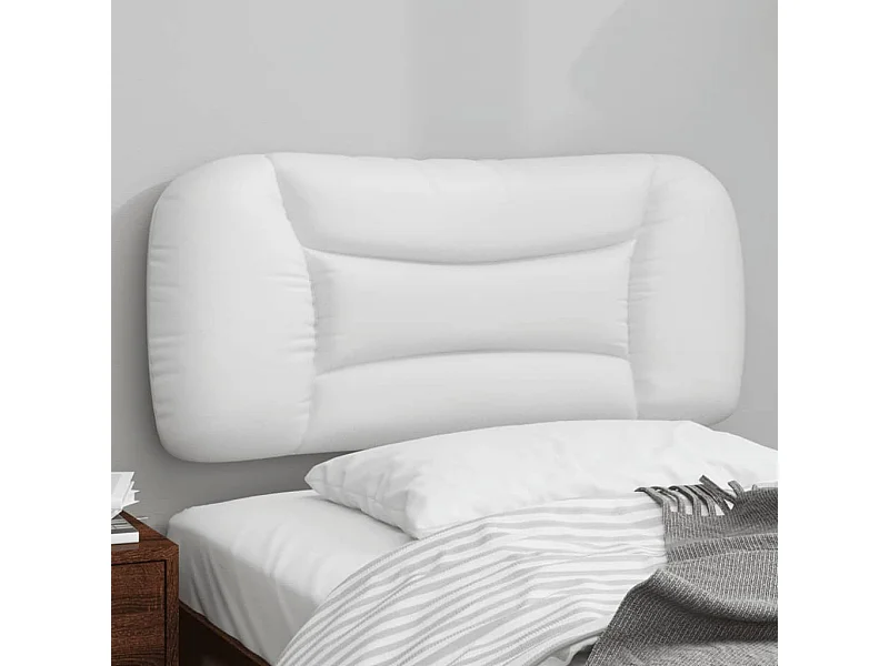 Tête de lit | Coussin de tête de lit | Tête de lit décoratif blanc 80 cm similicuir