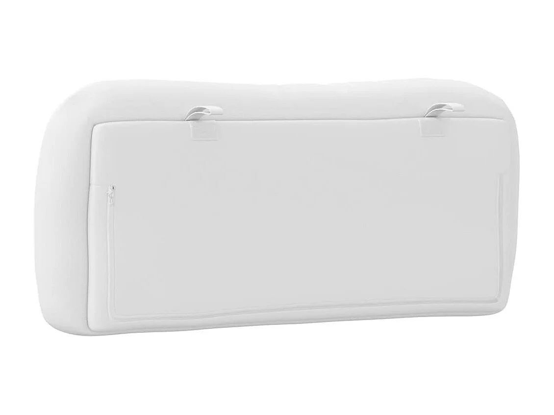 Tête de lit | Coussin de tête de lit | Tête de lit décoratif blanc 80 cm similicuir