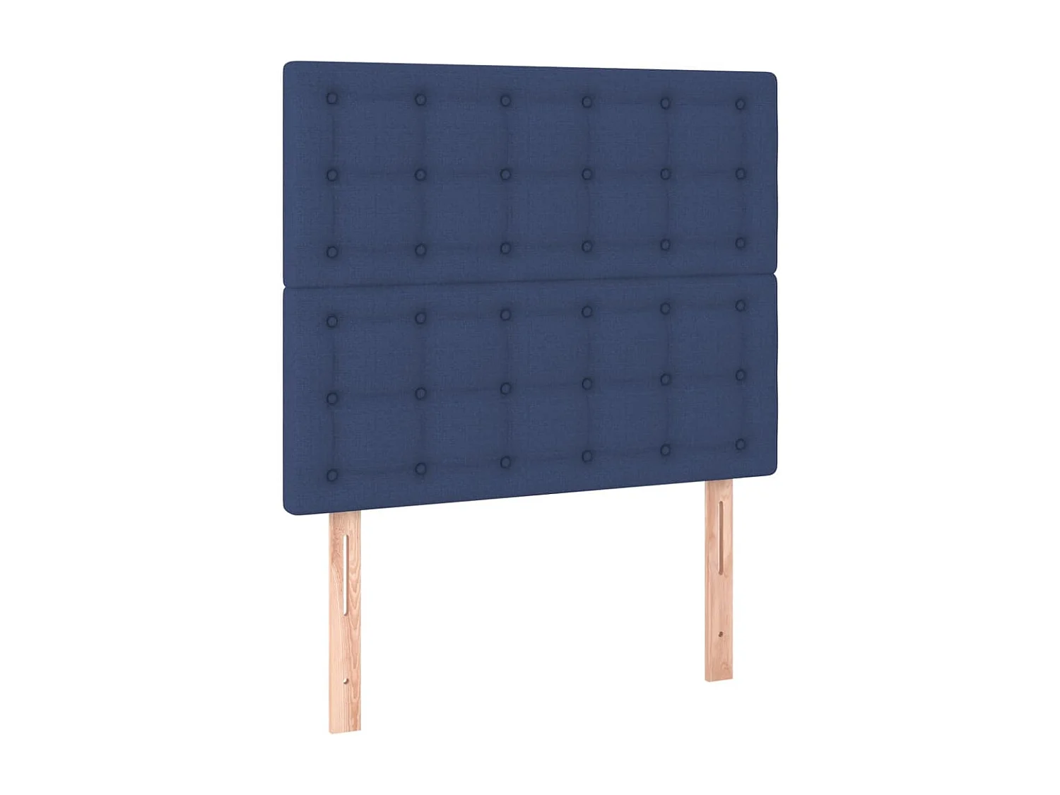 Hoofdbord | Hoofdeinde LED 90x5x118/128 cm stof blauw