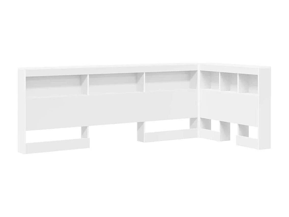 Tête de Lit de rangement | Panneau de tête pour lit Blanc 90 cm Bois d'ingénierie