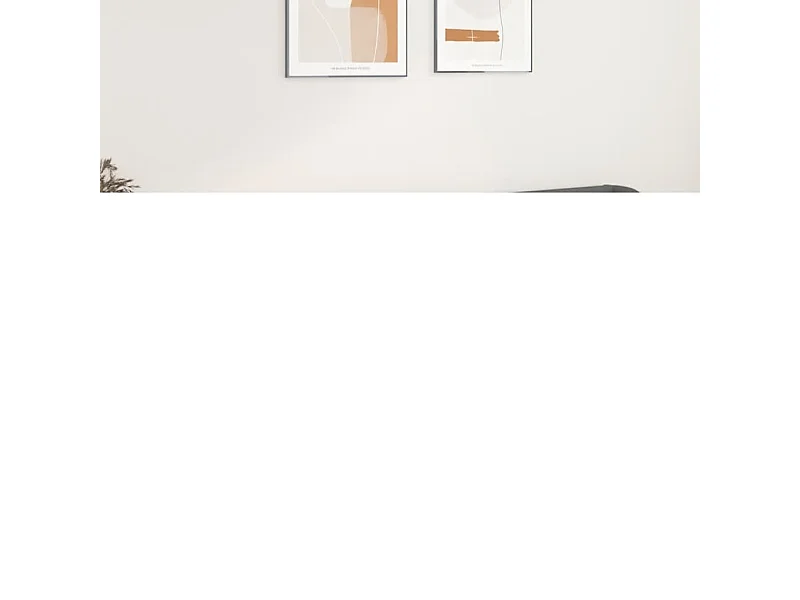 Tête de Lit | Panneau de tête pour lit Moderne avec oreilles Gris 203x23x78/88 cm Similicuir