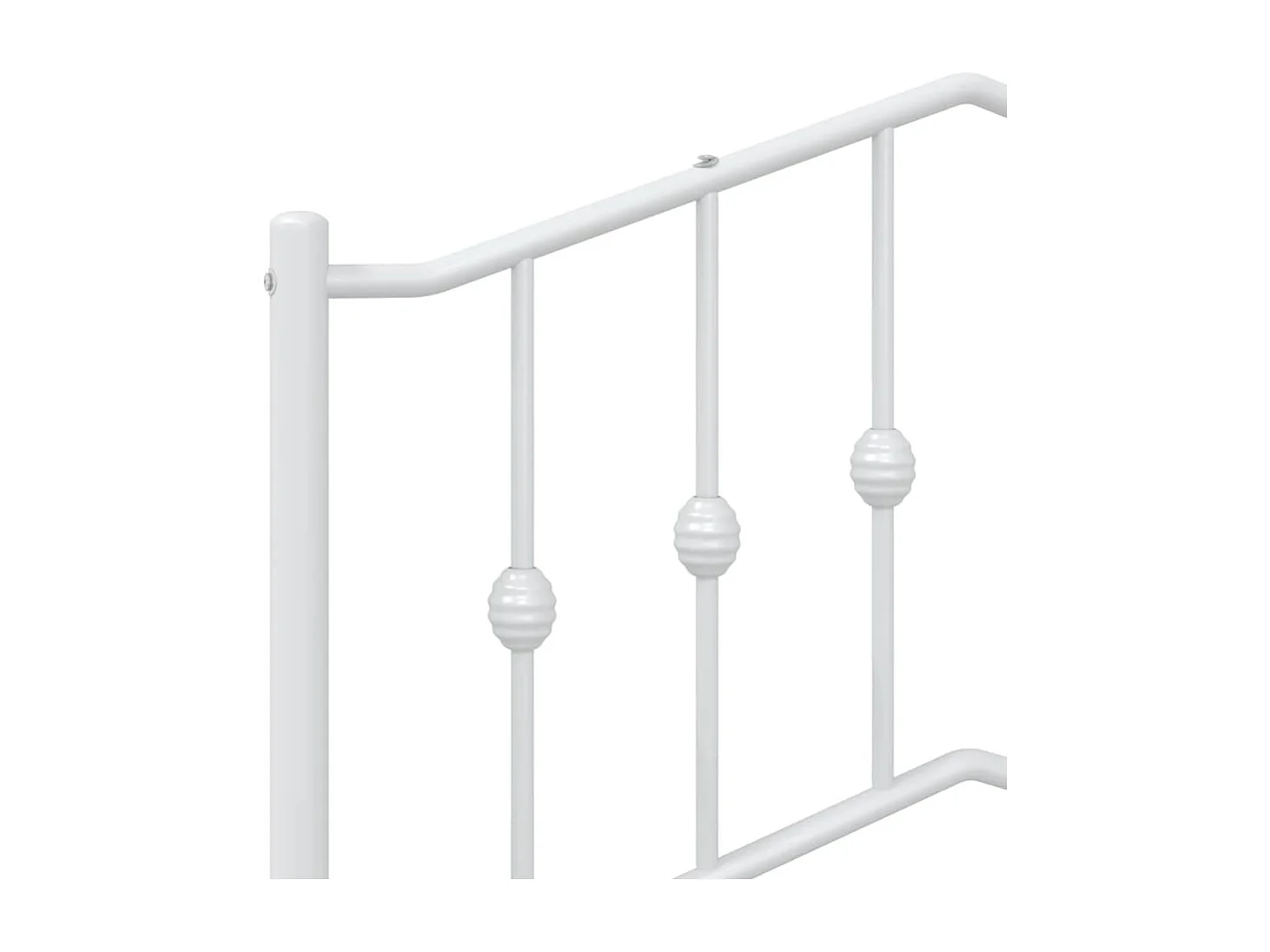 Mueble cabecero | Cabezal de cama | Cabecero de metal blanco 90 cm