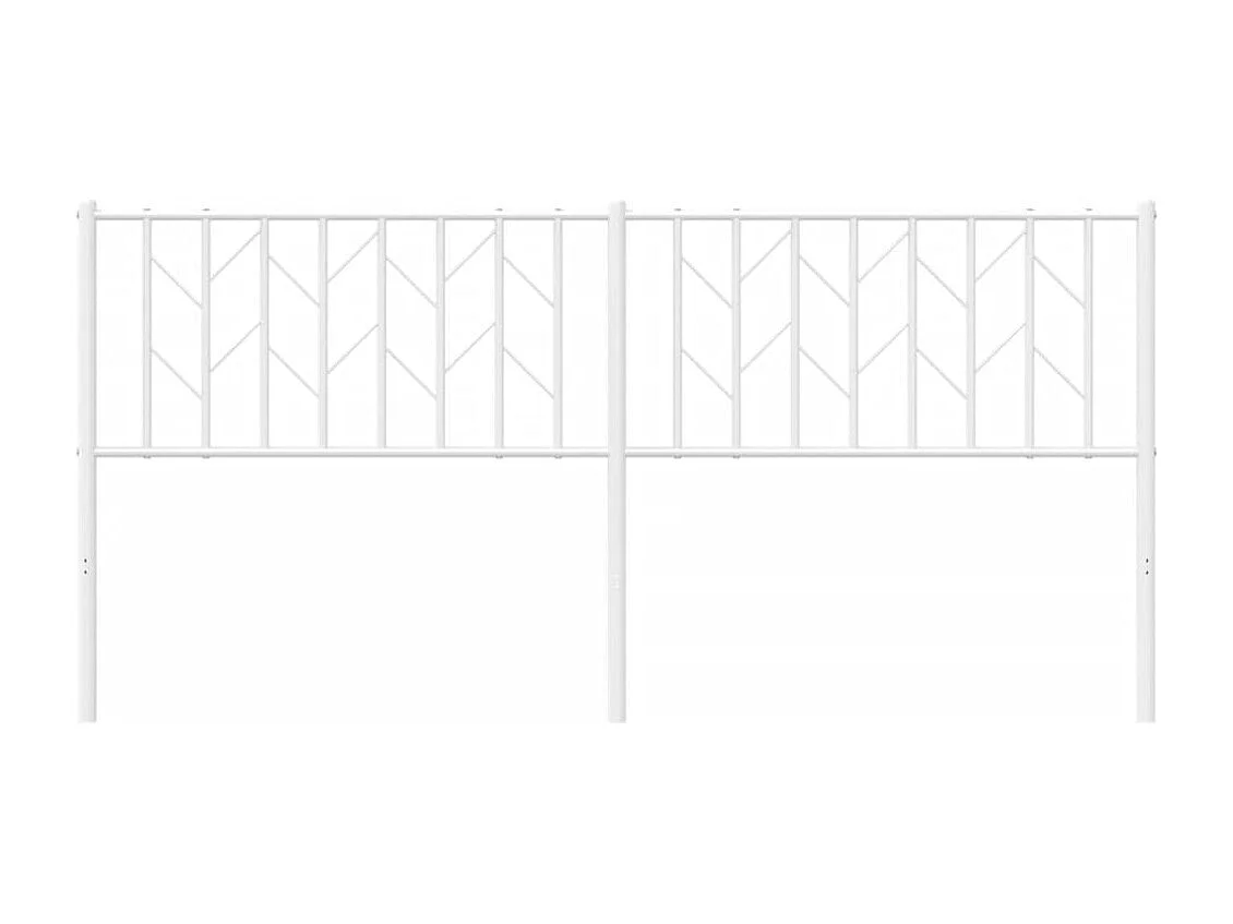 Mueble cabecero | Cabezal de cama | Cabecero de metal blanco 180 cm