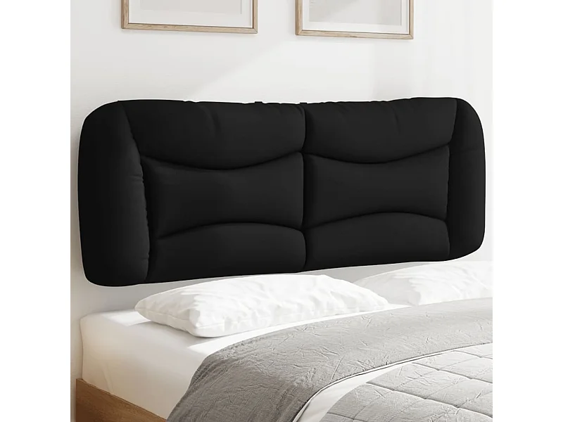 Tête de lit | Coussin de tête de lit | Tête de lit décoratif noir 140 cm tissu