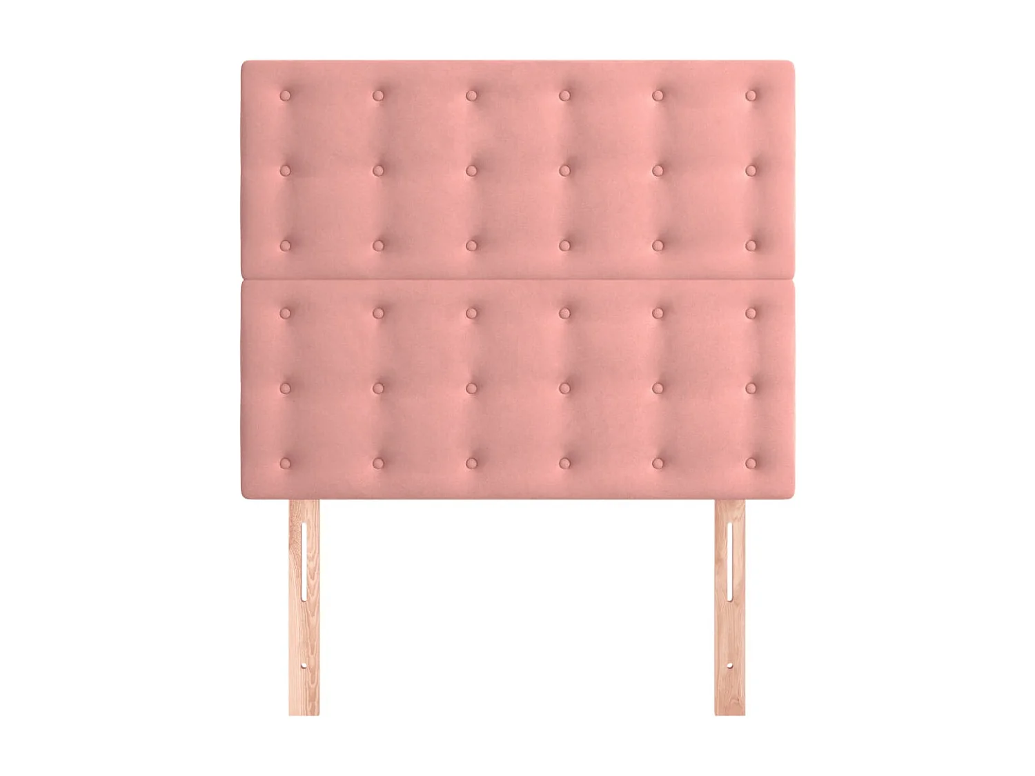Têtes de lit | Panneaux de tête pour lit Moderne 2 pcs Rose 90x5x78/88 cm Velours