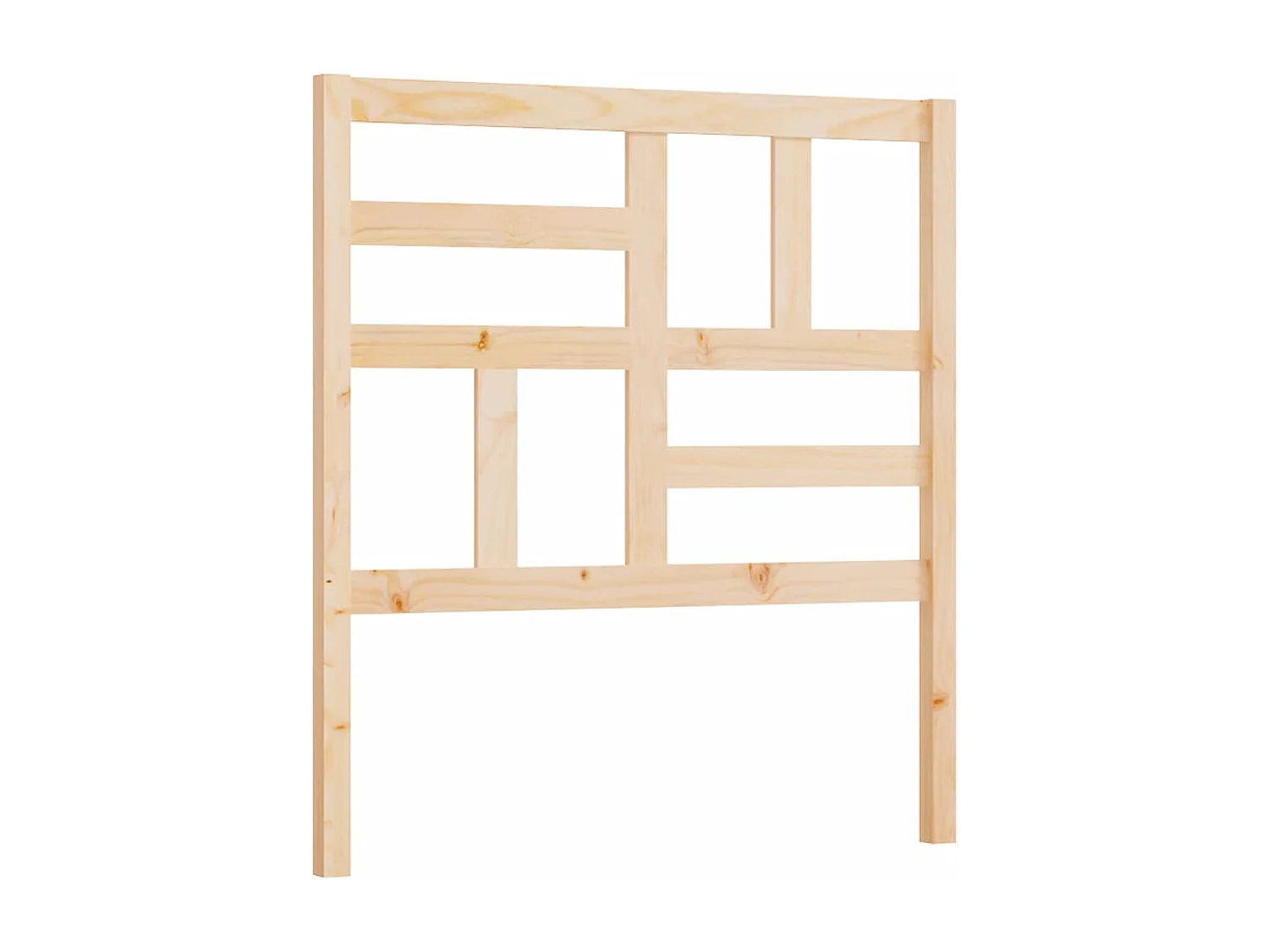 Tête de Lit | Panneau de tête pour lit Moderne 96x4x104 cm Bois massif de pin