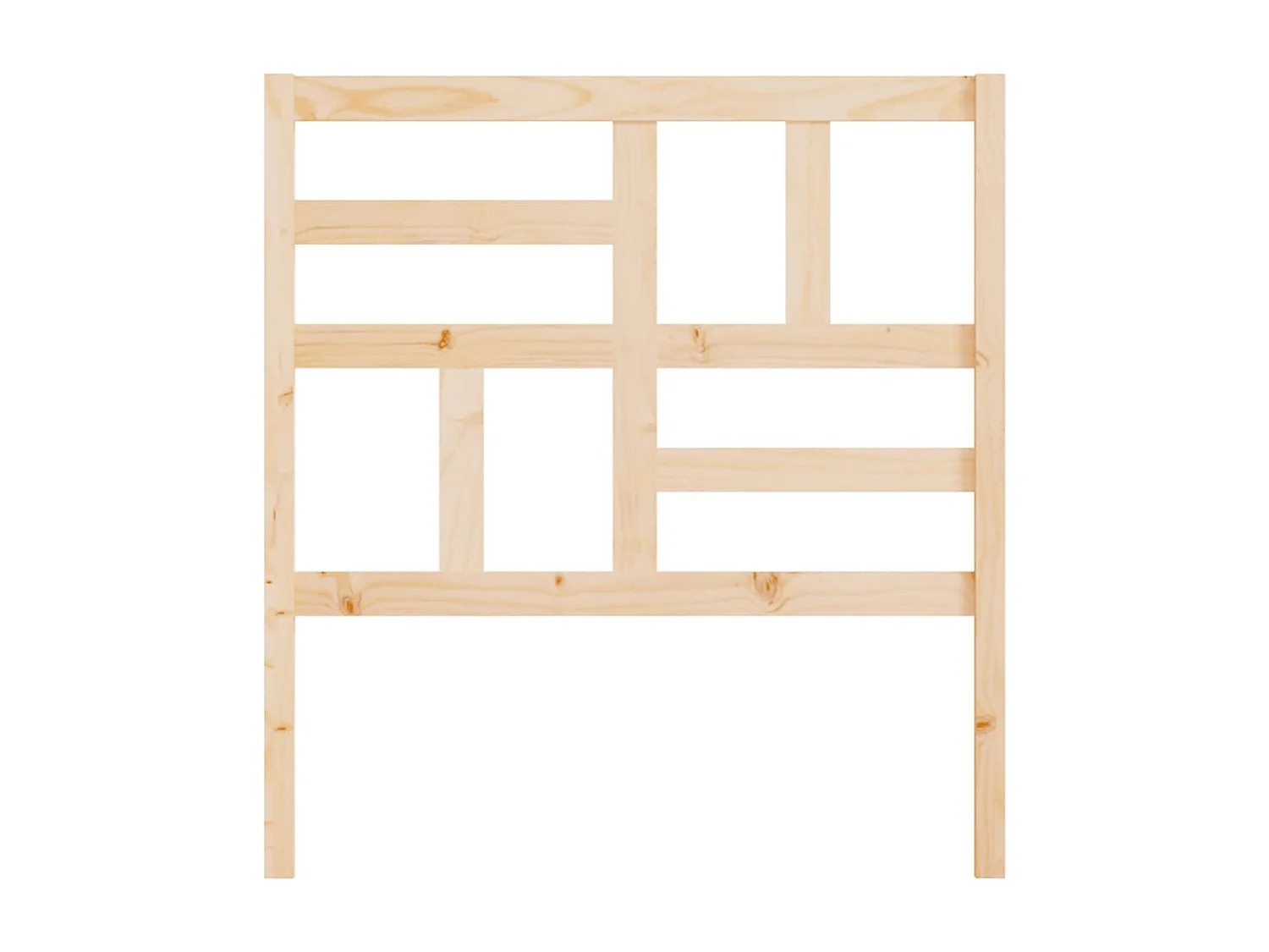 Tête de Lit | Panneau de tête pour lit Moderne 96x4x104 cm Bois massif de pin