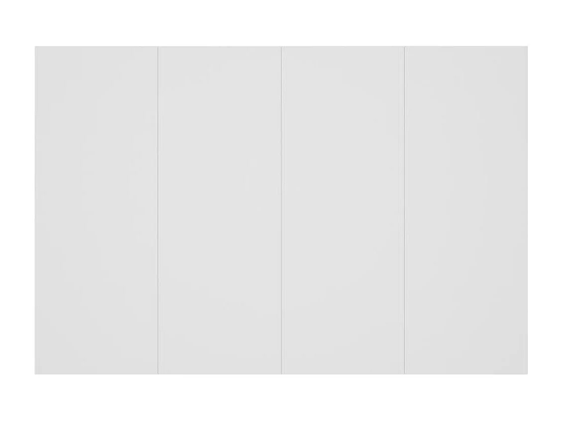 Cabecero de Cama | Cabezal de cama | Mueble de cabecero con mesitas madera contrachapada blanco