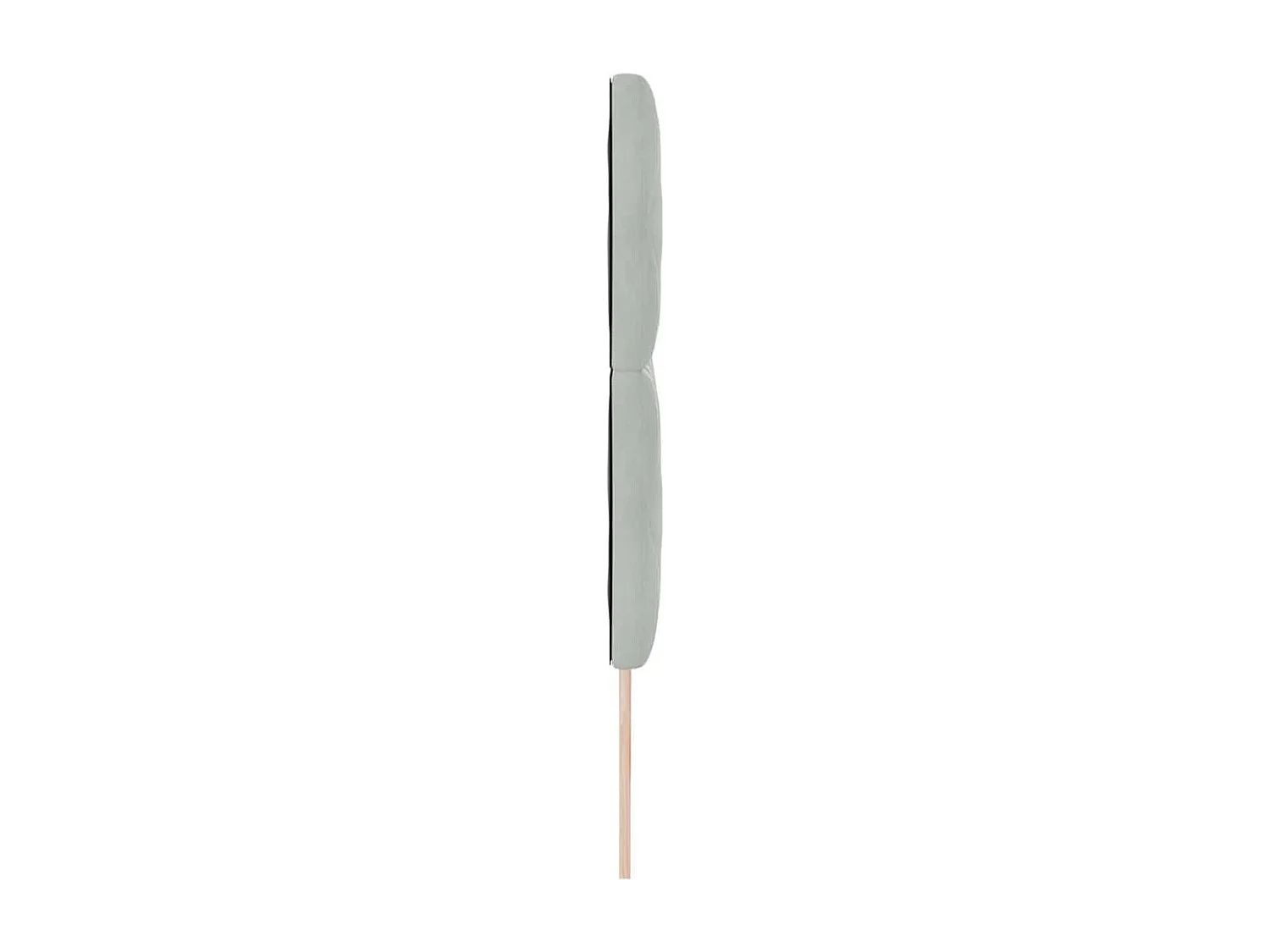 Tête de Lit | Panneau de tête pour lit Moderne LED Geometric Manuel Gris clair 180 cm Velours