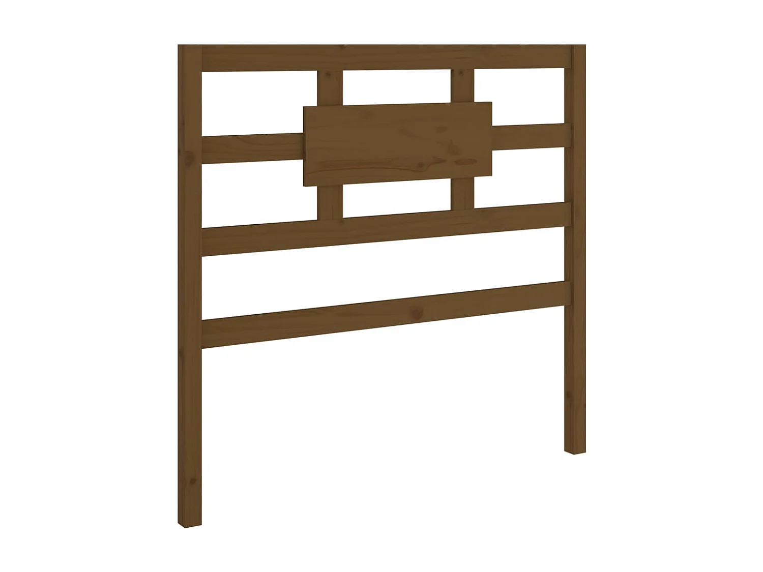 Hoofdbord | Hoofdeinde 80,5x4x100 cm massief grenenhout honingbruin