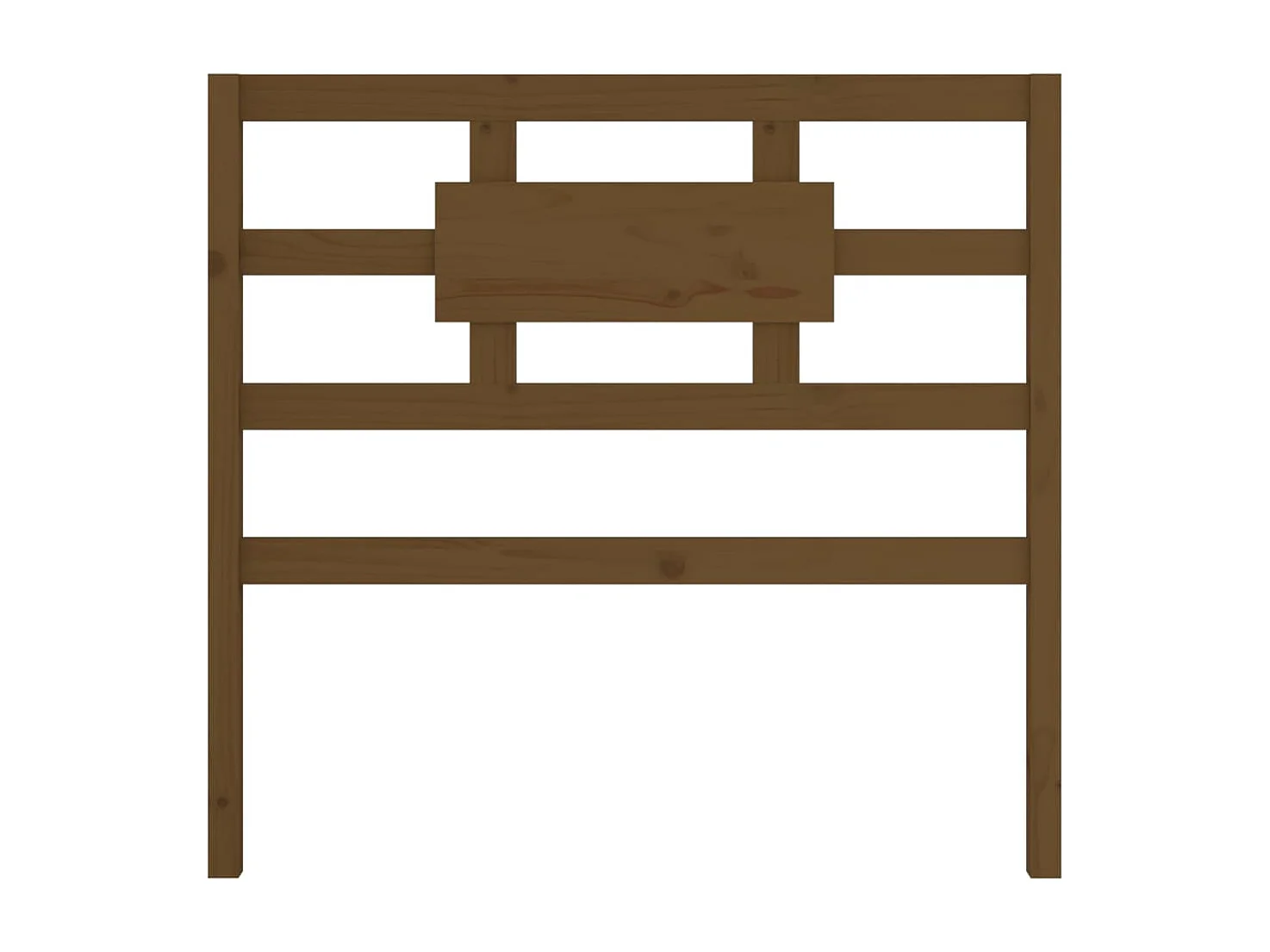 Hoofdbord | Hoofdeinde 80,5x4x100 cm massief grenenhout honingbruin